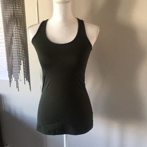 EEUC Lululemon Cool Racerback Tank Gator Green